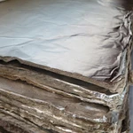 Фото №5 Асбест базальтокартон 12мм огнеупорный с фольгой для стен потолка бань, саун