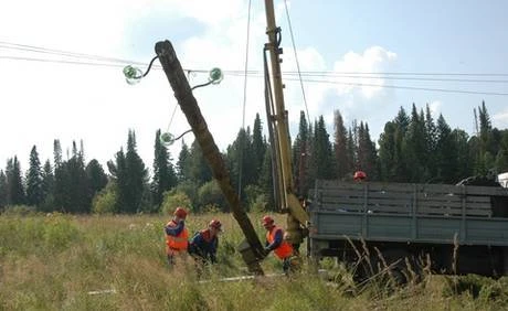 Фото Продам опоры ЛЭП деревянные