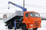 Фото №2 КамАЗ-43253 (самосвал) с манипулятором Tadano TM-ZE 504HS