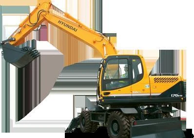 Фото Колесный экскаватор Hyundai R170W-9S