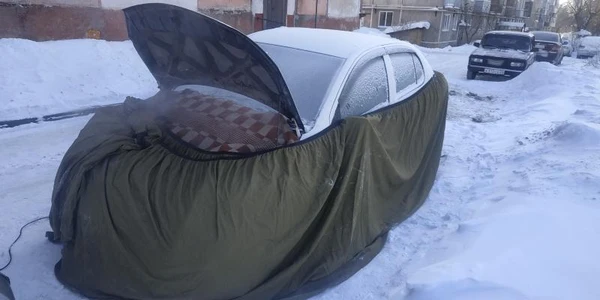 Фото Отогрев авто