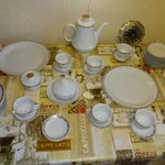 Фото №10 Кофейно-чайный Сервиз Colditz ГДР Новый 12 персон