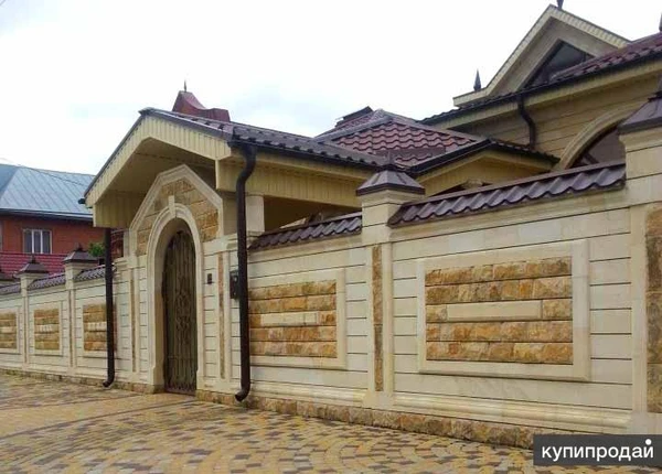 Профессиональная бригада отделочников -- облицовщиков Дагестанским камнем