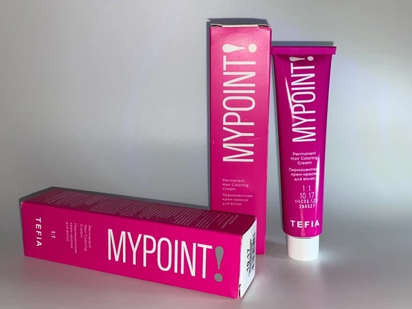 Фото Tefia перманентная крем-краска для волос, 60 мл