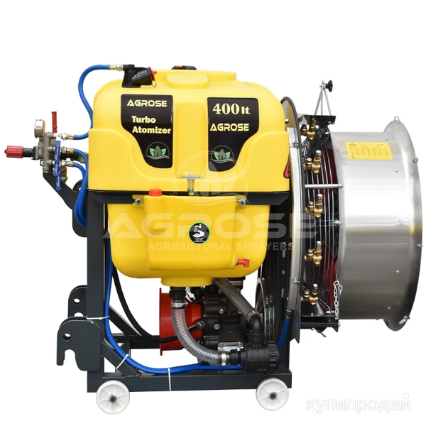 Фото Навесной садовый опрыскиватель с вентилятором 75см-400л- FJB GROUP LLC