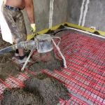 Фото №2 полусухая стяжка пола в бронницах
