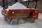 фото Аренда самосвала для вывоза снега