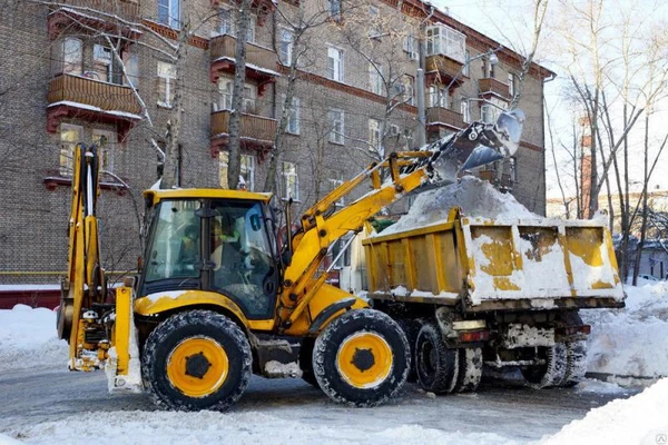 Фото Услуги по уборке и вывозу снега.