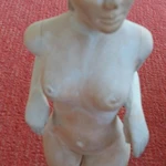 Фото №3 статуэтка деревянная ручной работы девушка