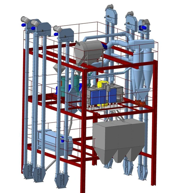 Фото Линия по переработки гороха, ячменя и пшеницы