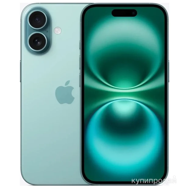 Фото Apple Смартфон iPhone 16 8/256 ГБ, зеленый новинка