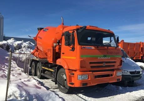 Фото Автобетоносмеситель V-7 куб. на шасси КАМАЗ 65115