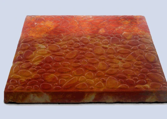 Фото Пластиковые формы для тротуарной плитки.