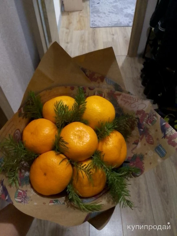 Фото Букет из мандаринок