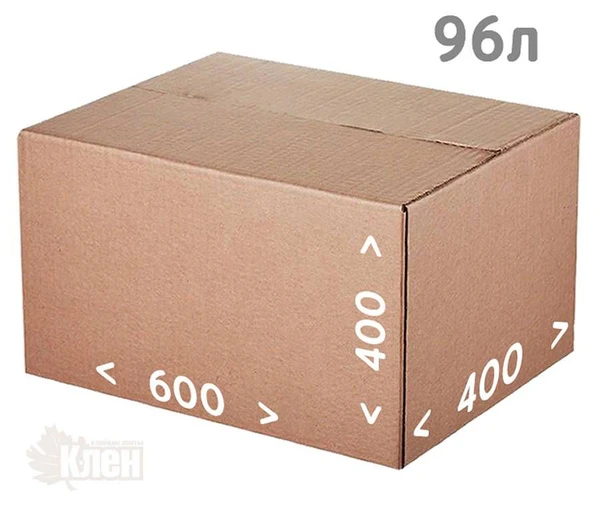 Фото Короб четырехклапанный для маркетплейса 600х400х400