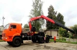 фото КМУ Тягач КАМАЗ 43118-3027-46 Fassi F245A.0.24 доп.опоры