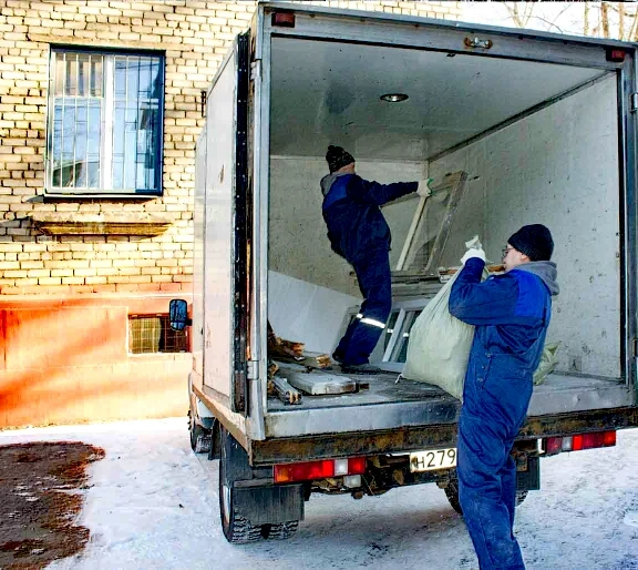 Фото Вывоз строительного мусора на Газели с грузчиком. 