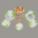 фото Потолочный светильник 5х40Вт Е27 (1395LM/5FGD WT) ЭкономСвет