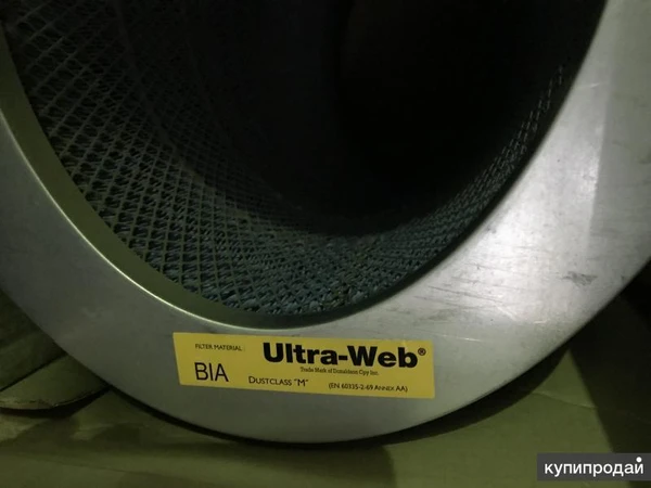 Фото Фильтр очистки воздуха для установок аспирации в промышленных условиях