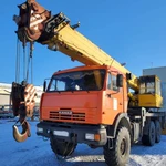Фото №2 Продам автокран Ивановец,КАМАЗ, 6х6, 2012г/в,25тн,22м цена 2 749 099 рублей