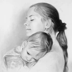 Фото №5 Портрет простым карандашом по фото на заказ