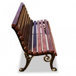 Фото №2 Скамейка чугунная «НЕВА» (1,8м)