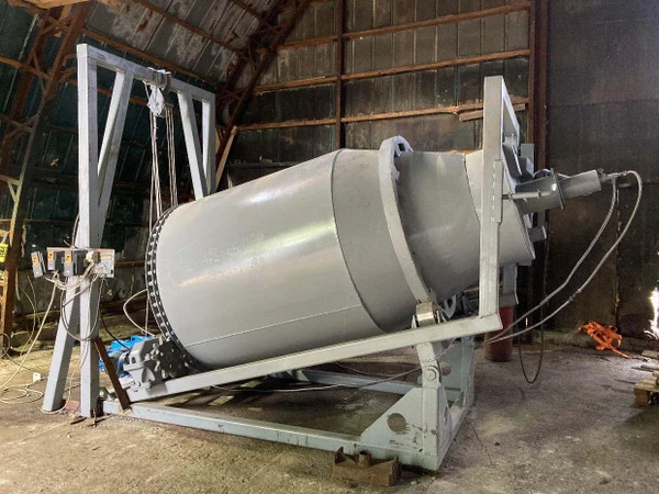 Фото Печь роторная наклонная типа РНП для плавления металлов