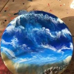 Мастер-класс урок по рисованию Rezinart, Fluidart