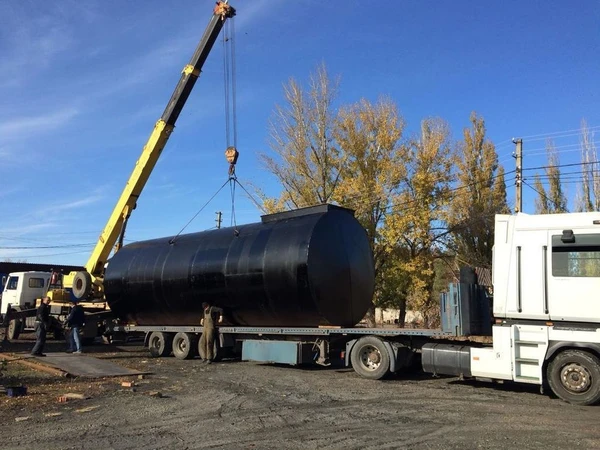 Фото Емкость подземная ЕП-100, диаметр 3100 мм, сталь Ст3сп, 100 м³, 6500 кг