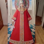 Фото №2 Картина "Русская Княжна" х,м, 40х80 см, Татьяна Белопухова