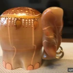 Фото №10 Сувенирное изделие "Слон" из натурального камня Селенит