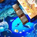 фото Гетерогенный линолеум коллекция 3d, медицина, образование, дошкольное образование, коммерческие помещения, офисы