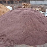 фото Красный гранитный отсев 0–5 мм с доставкой по Санкт-Петербургу и Ленинградской области