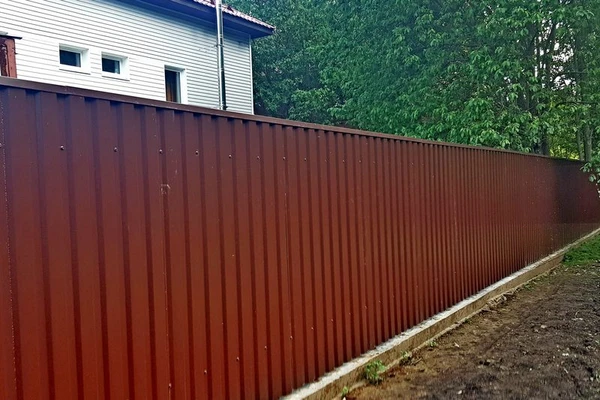 Фото Заборы из профнастила