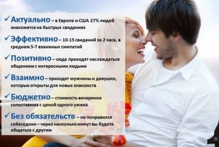 Фото Быстрые свидания знакомства Speed Dating