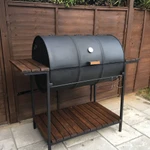 фото Мангал из металлической бочки