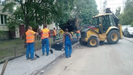 Фото Ямочный ремонт асфальта