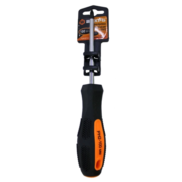 Крестовая отвёртка PH1 100 мм Вихрь 73/6/2/1