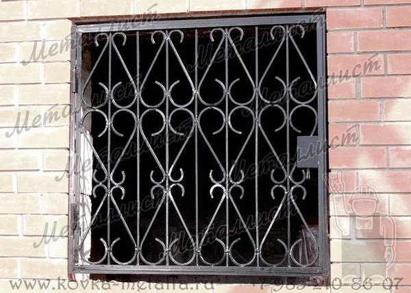 Фото Изготовим металлическые решеткы на окно