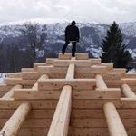 Строительство деревянных домов / Норвежская рубка