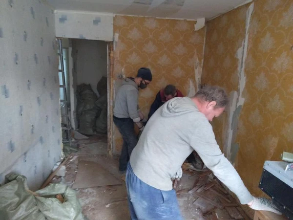 Фото демонтаж в квартире 