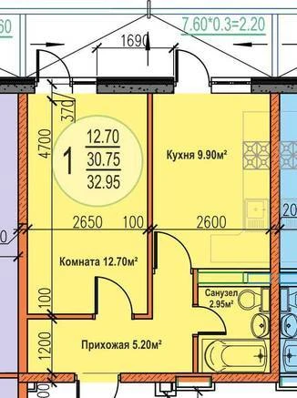 Фото ЖК Оникс Капитал-Строй 1к дешевле прайса 33м