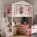 Фото №3 Детски кровать Беседка,Замок,Чердак.