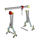 Фото №5 «МППУ-3000у» (Мобильное Подъёмно-перегрузочного устройства) кран козловой алюминиевый