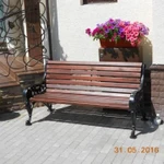 Фото №4 Скамейка чугунная «ПАРК ЧАИР»  (2 м)