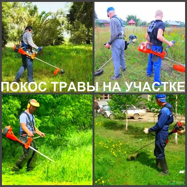 Фото Пакос травы уборка дачных участков 