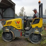 Аренда  виброкатка Wacker Neuson RD 27 (3 тонны)