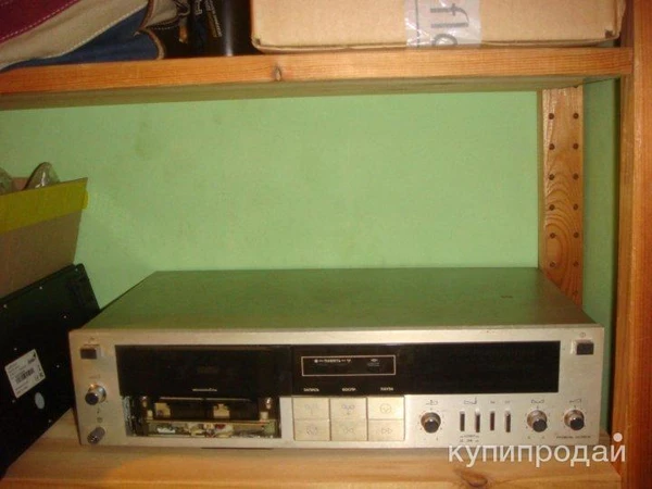 Фото Кассетная дека "Яуза МП-221С-2" времен позднего СССР (1991г выпуска) на запчасти