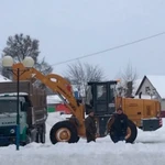 Уборка, вывоз снега, очистка от снега трактором, погрузчиком