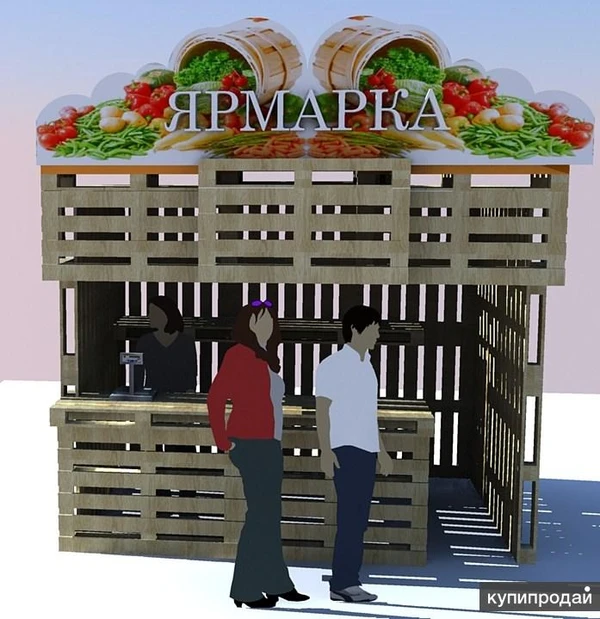 Фото Ярмарочный домики эконом класса